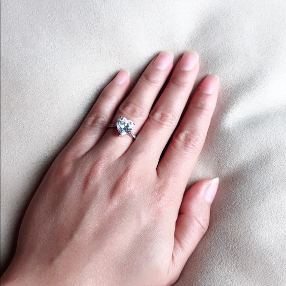 Sweet Heart in 925 Sterling Silver Ring - Picture 8 of 8